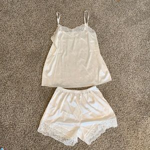 White Pajama Set